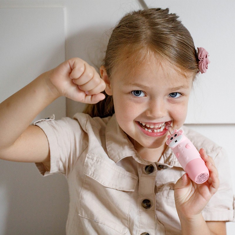 INNOGIO SONIC ΠΑΙΔΙΚΗ ΗΛΕΚΤΡΙΚΗ ΟΔΟΝΤΟΒΟΥΡΤΣΑ GIOGIRAFFE PINK