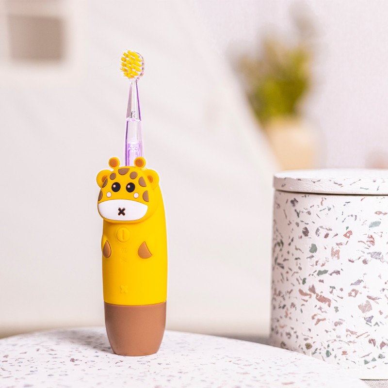 INNOGIO SONIC ΠΑΙΔΙΚΗ ΗΛΕΚΤΡΙΚΗ ΟΔΟΝΤΟΒΟΥΡΤΣΑ GIOGIRAFFE YELLOW