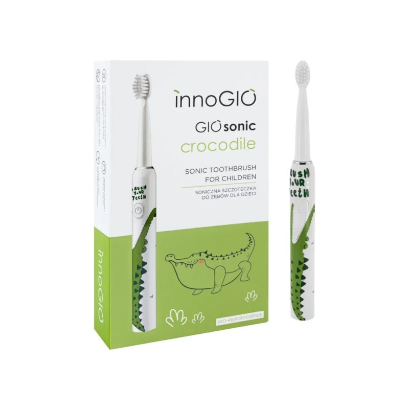 INNOGIO SONIC ΠΑΙΔΙΚΗ ΗΛΕΚΤΡΙΚΗ ΟΔΟΝΤΟΒΟΥΡΤΣΑ CROCODILE