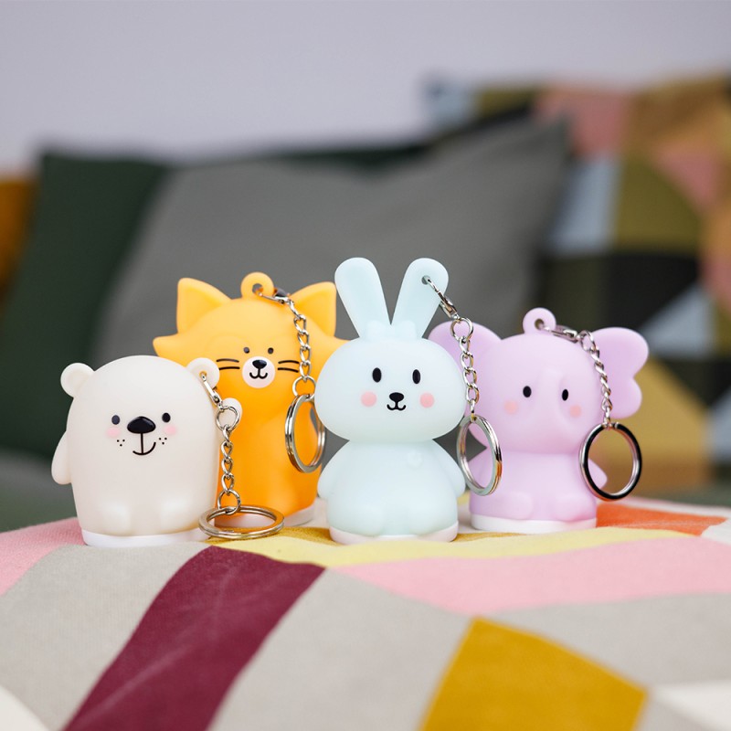 INNOGIO ΜΠΡΕΛΟΚ ΦΩΤΑΚΙ ΣΙΛΙΚΟΝΗΣ GIOKEYRING RABBIT