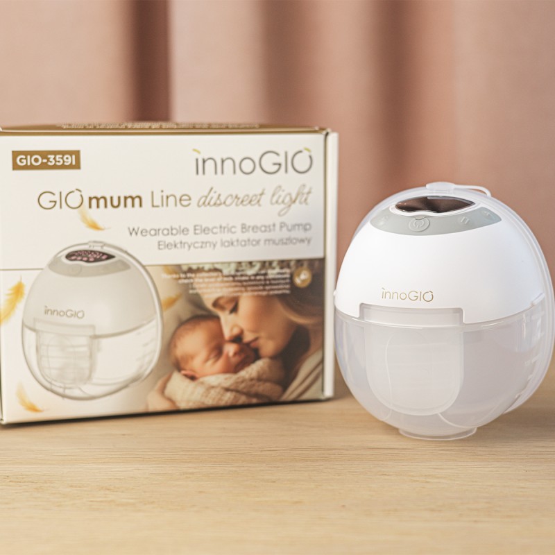 INNOGIO ΦΟΡΗΤΟ ΗΛΕΚΤΡΙΚΟ ΘΗΛΑΣΤΡΟ ΜΕ ΦΩΤΙΣΜΟ - DISCREET LIGHT GIO WEREBLE ELECTRIC BREAST PUMP