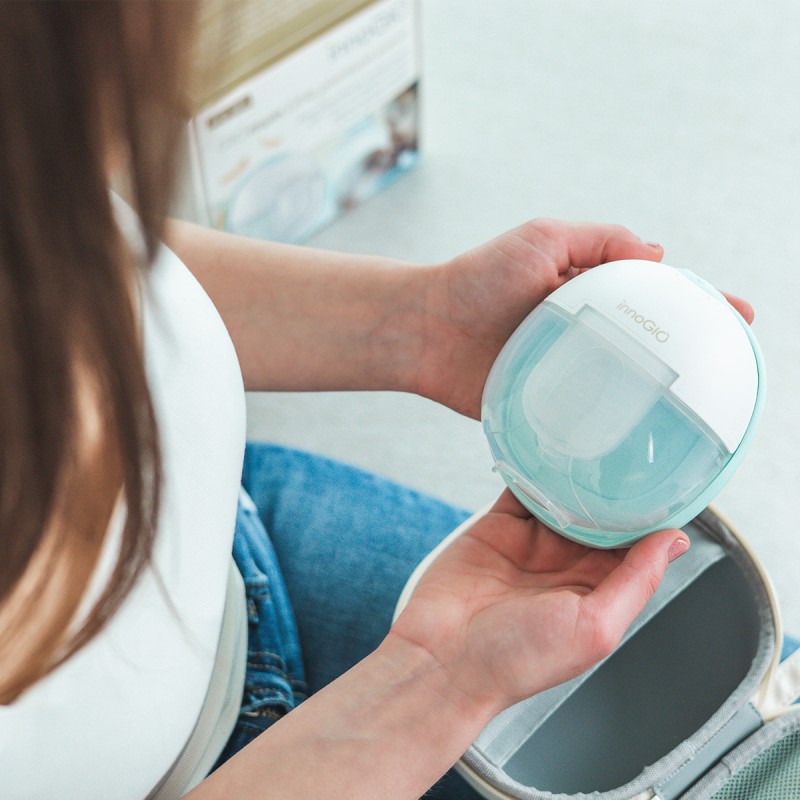 INNOGIO ΦΟΡΗΤΟ ΘΕΡΜΑΙΝΟΜΕΝΟ ΘΗΛΑΣΤΡΟ - GIO PREMIUM WARM WEAREBLE ELECTRIC BREAST PUMP